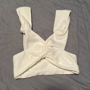 white backless top